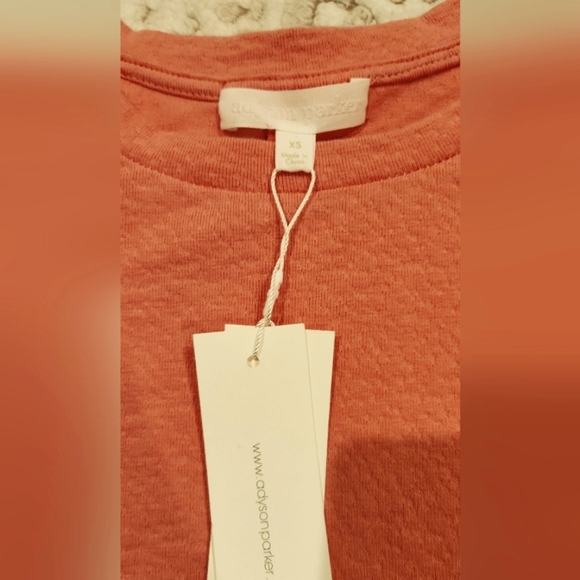 NWT Adyson Parker Pink Butterfly Sleeve Size XS Top - Picture 5 of 9